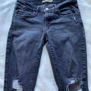 silvertab distressed levi jeans